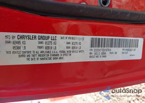 2014 Dodge Charger R/T Max из США, поврежденный, VIN 2C3CDXCT2EH167810